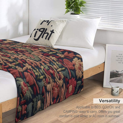 Weird Pattern Travel-friendly Throw Blanket