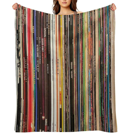 Ultimate Vinyl Record Collection Durable Throw Blanket