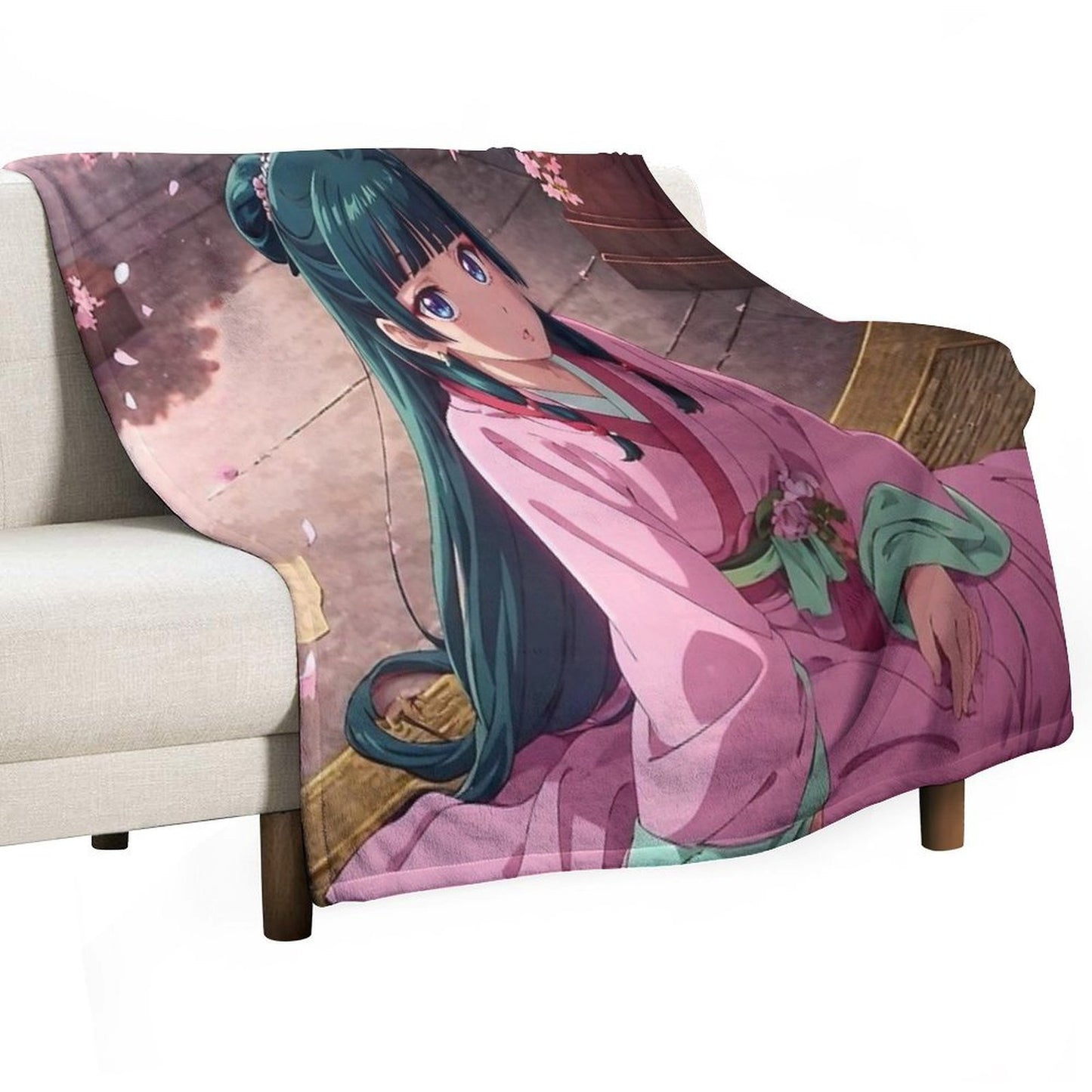 Majestic Maomao  (The Apothecary Diaries) Machine-washable Throw Blanket