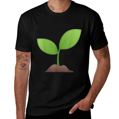 Seedling Sprouting Sprout Spring Costume  Polyester Blend T-Shirt