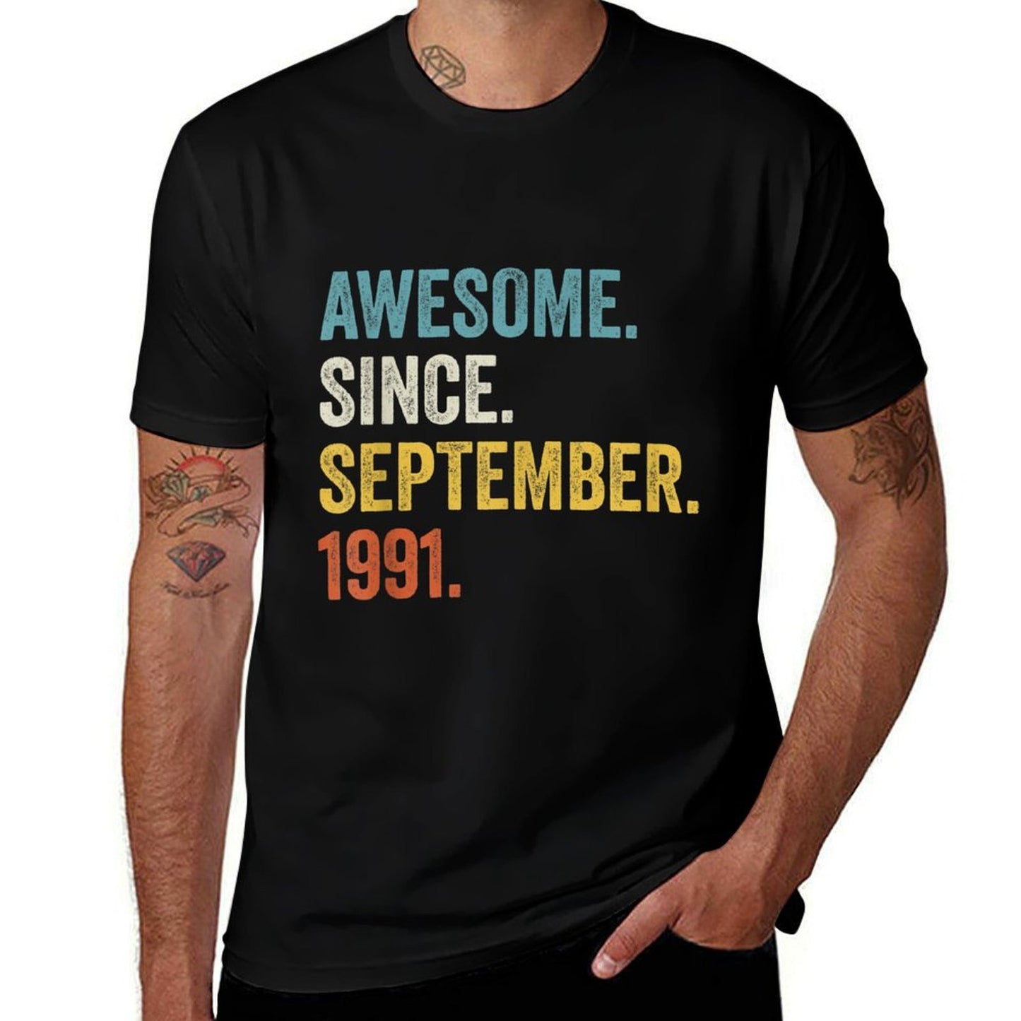 Awesome Since September 1991 30th Birthday  Relaxed-fit T-Shirt
