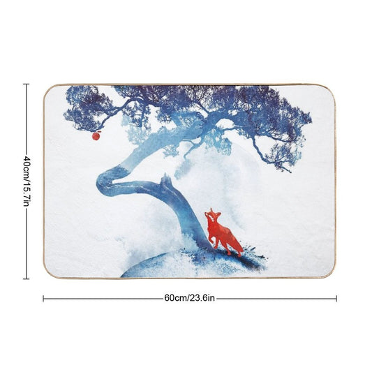 The Last Apple Tree  Easy Maintenance Bath Mat