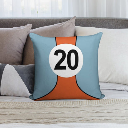 Racing Colours No20 Soft Decorative Cover Throw Pillow