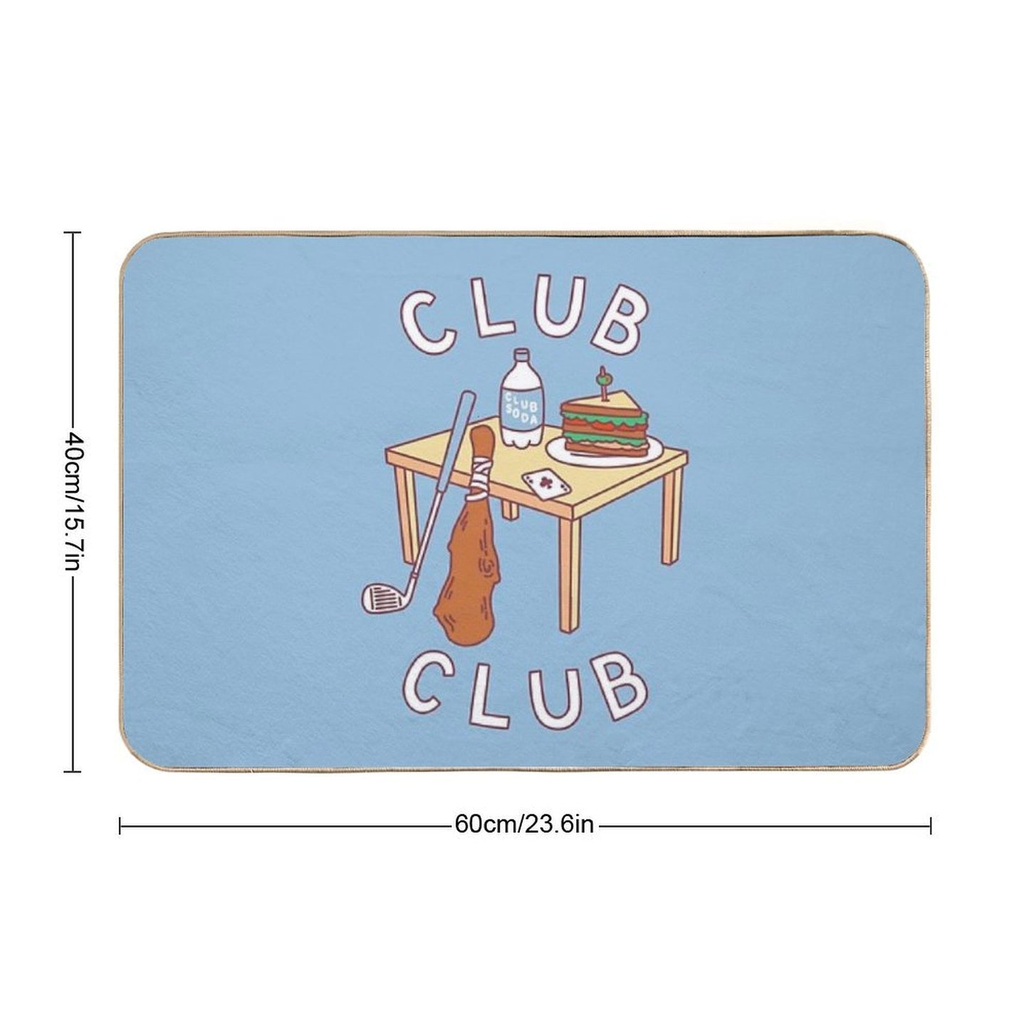 Club Club  Long-Lasting Bath Mat