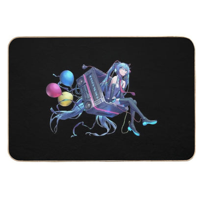 Hatsune Miku  Fade-Resistant Bath Mat