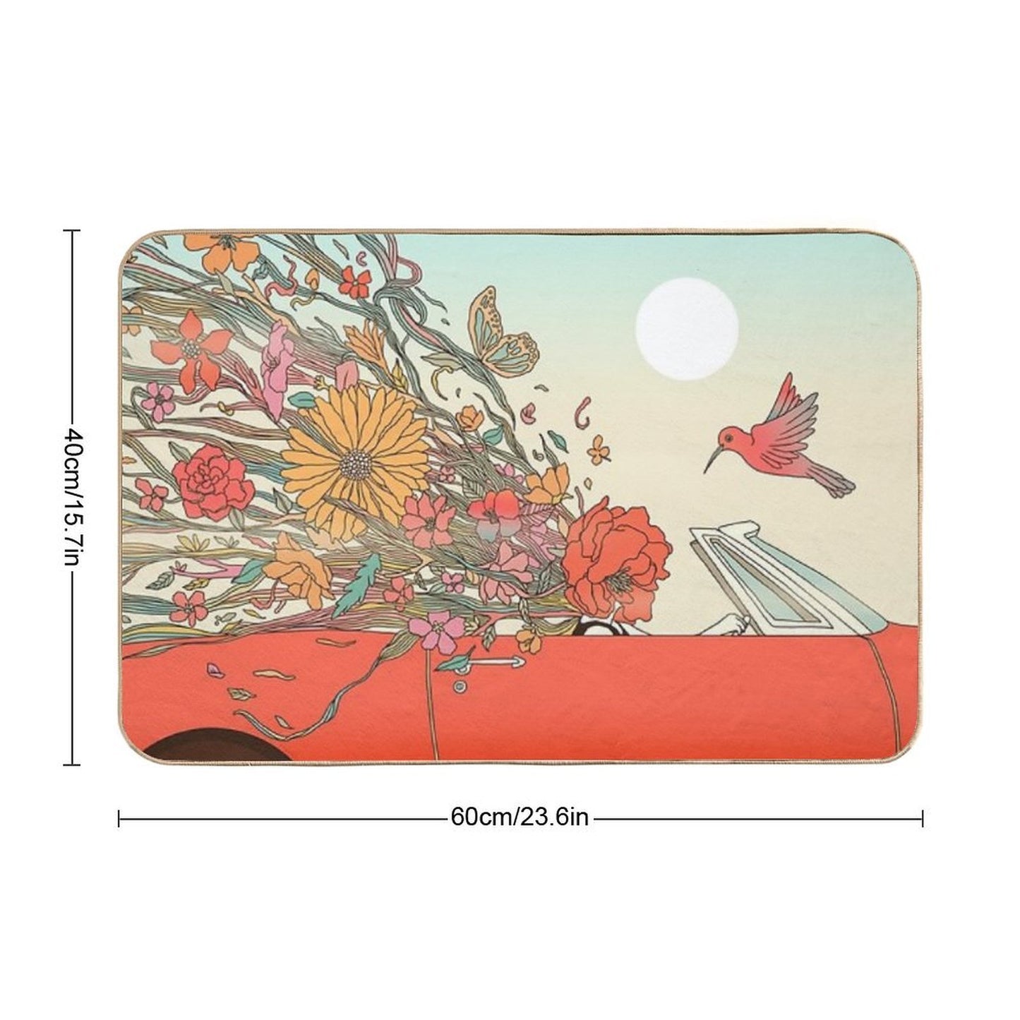 Passing Existence  Stain-Proof Bath Mat