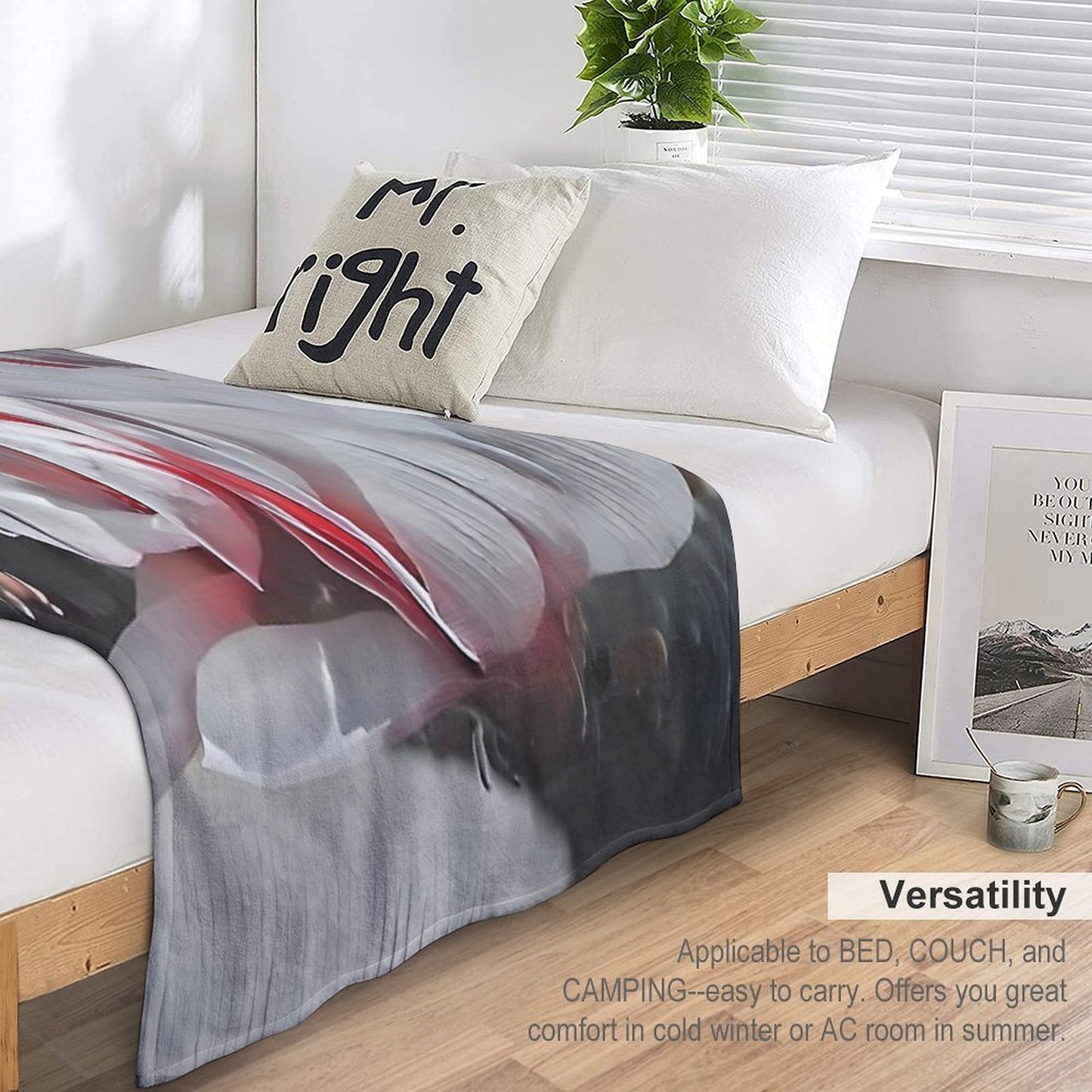 5 Ways Striking Red & White Lotus Bloom Elevates Your Floral Style Easy Care Throw Blanket