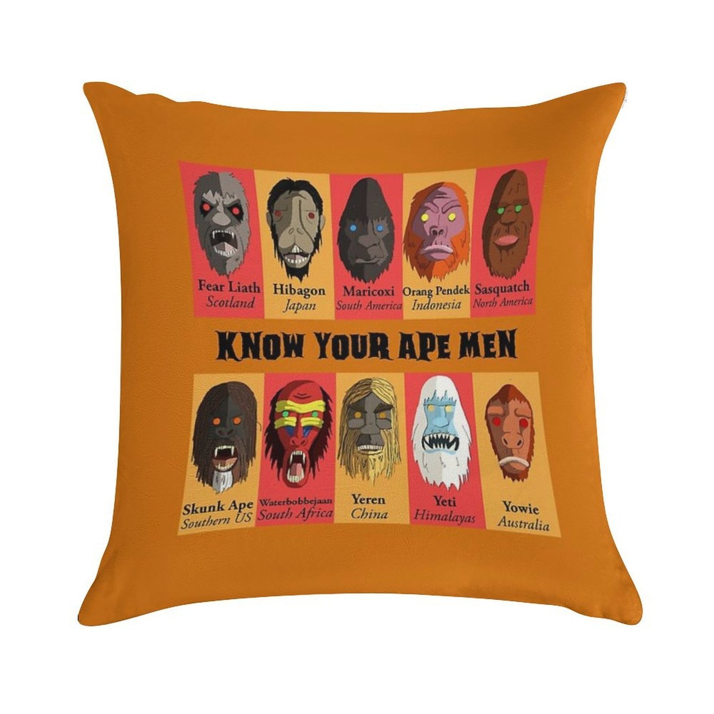 Know Your Ape Men Soft Style Accent Throw Pillow