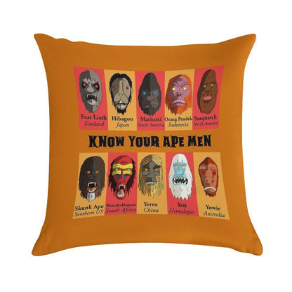 Know Your Ape Men Soft Style Accent Throw Pillow