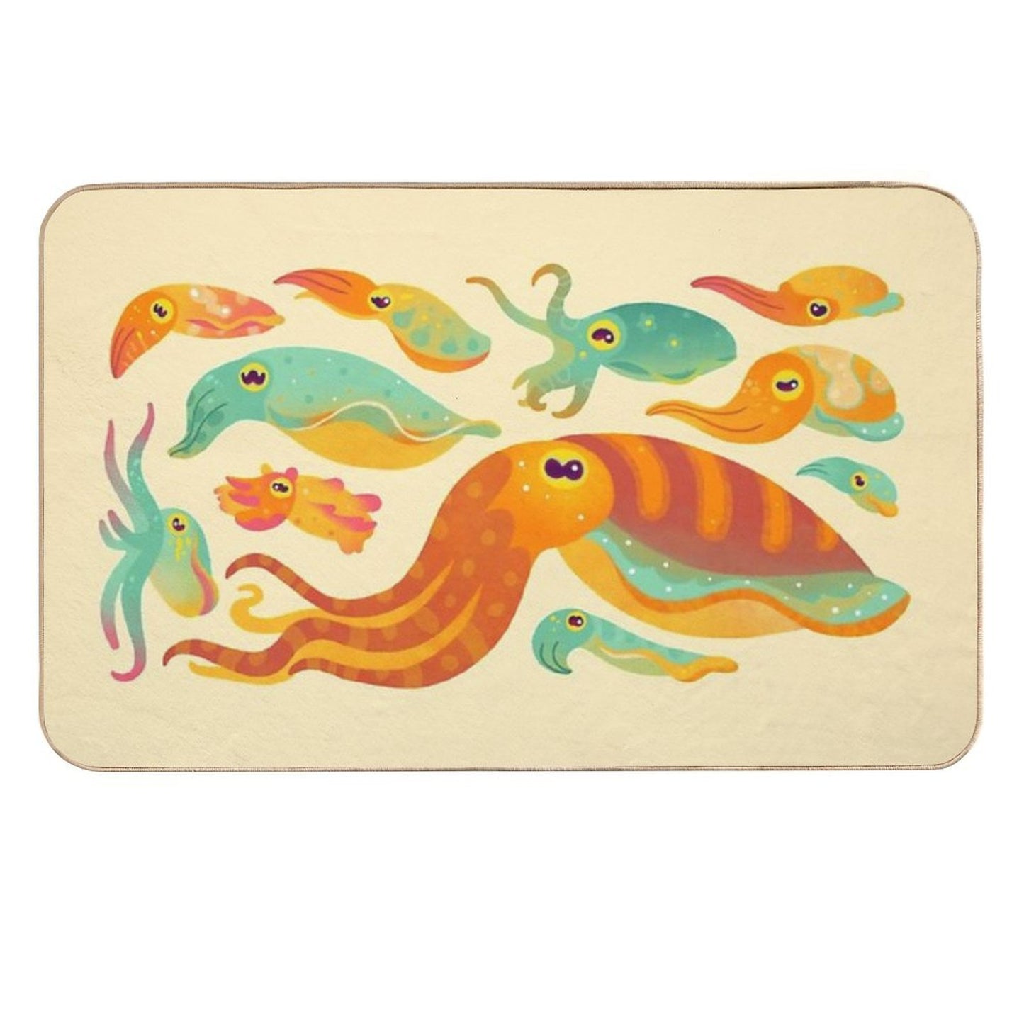 Cuttlefish  Stain-Proof Bath Mat
