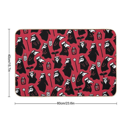 Plague Doctors  Toxin-Free Bath Mat