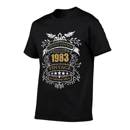 Womens Limited Edition 40th Birthday Gift Idea Vintage 1983  Tagless Design T-Shirt