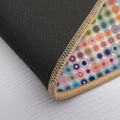 Colored Circles  Versatile Bath Mat