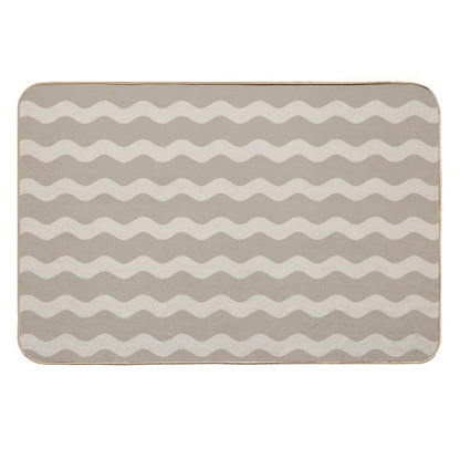 Abstract Print  Slip-Resistant Bath Mat