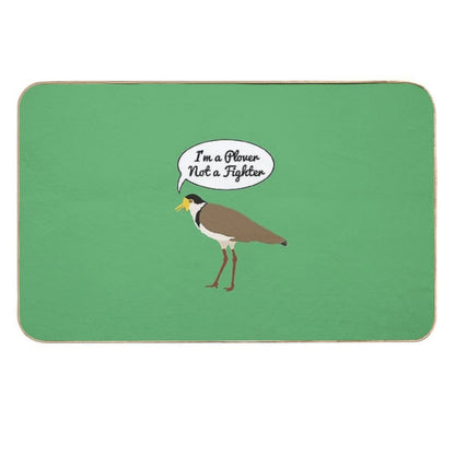 I’m A Plover Not A Fighter  Odorless Bath Mat