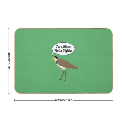 I’m A Plover Not A Fighter  Odorless Bath Mat