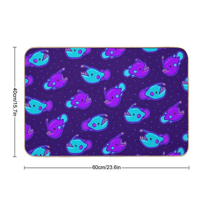 Angler Fish  Odorless Bath Mat
