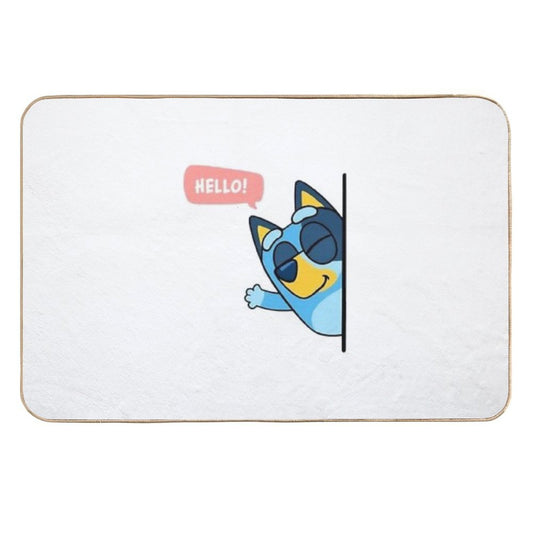 Hello Bluey  Pet-Safe Bath Mat