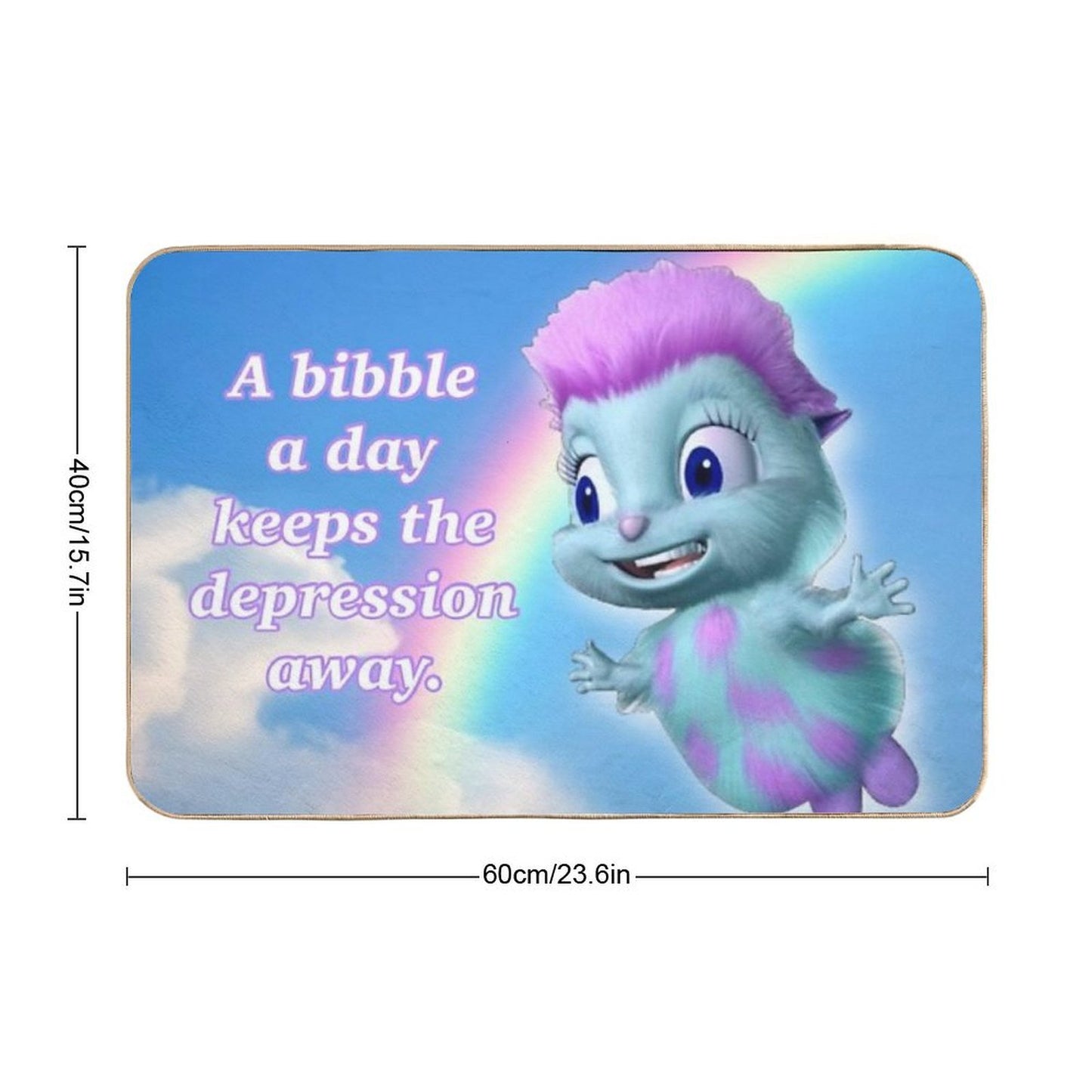 Bibble Motto  Easy To Clean Bath Mat