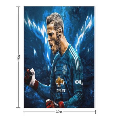 David De Gea Wrinkle-free Throw Blanket