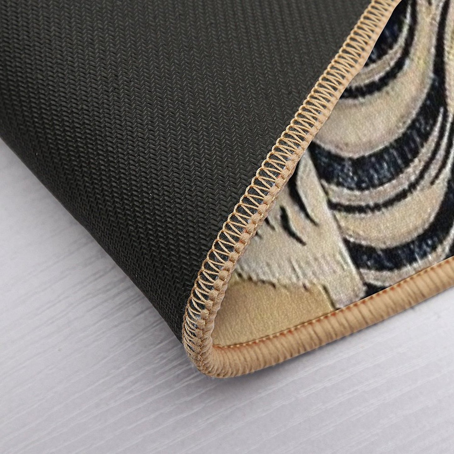 Korean Striped Tiger Minhwa  Repositionable Bath Mat