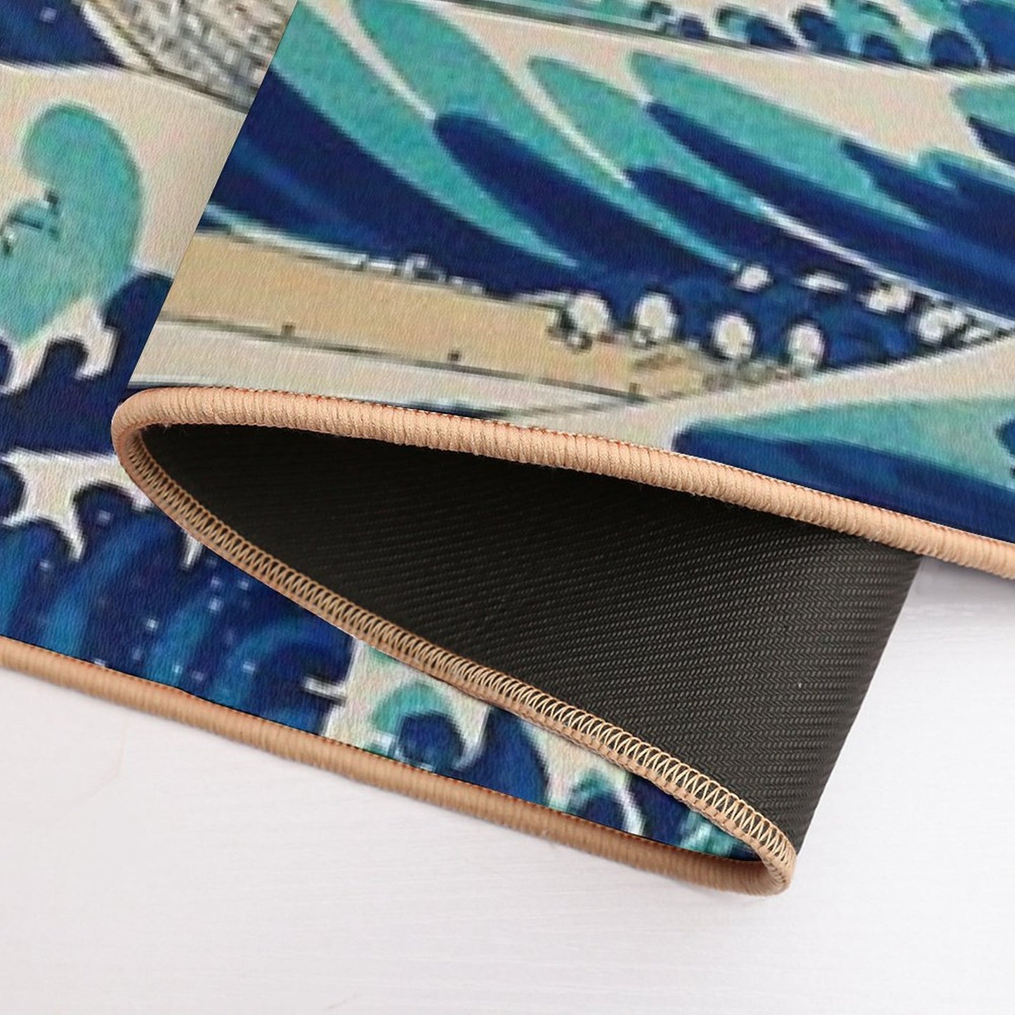 The Great Wave Off Kanagawa  Dirt-Trapping Bath Mat