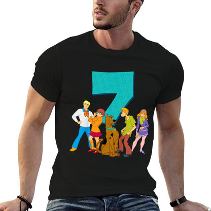 Kids Scooby-Doo 7th Birthday This Meddling Kid Is 7  Moisture-wicking T-Shirt