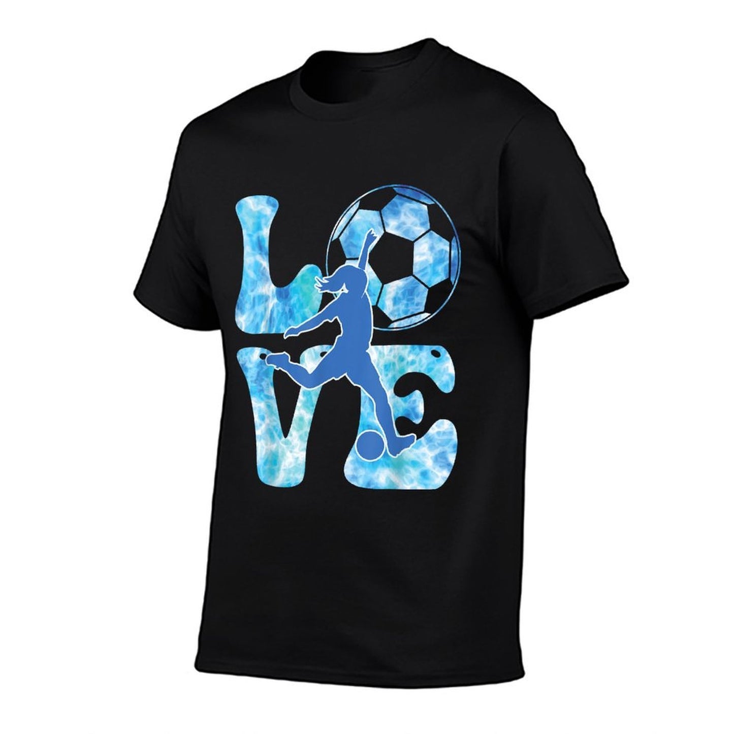 Girls Soccer T Women Toddlern Soccer Love Tie Dye  Breathable T-Shirt