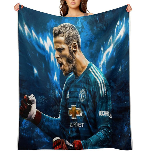 David De Gea Wrinkle-free Throw Blanket