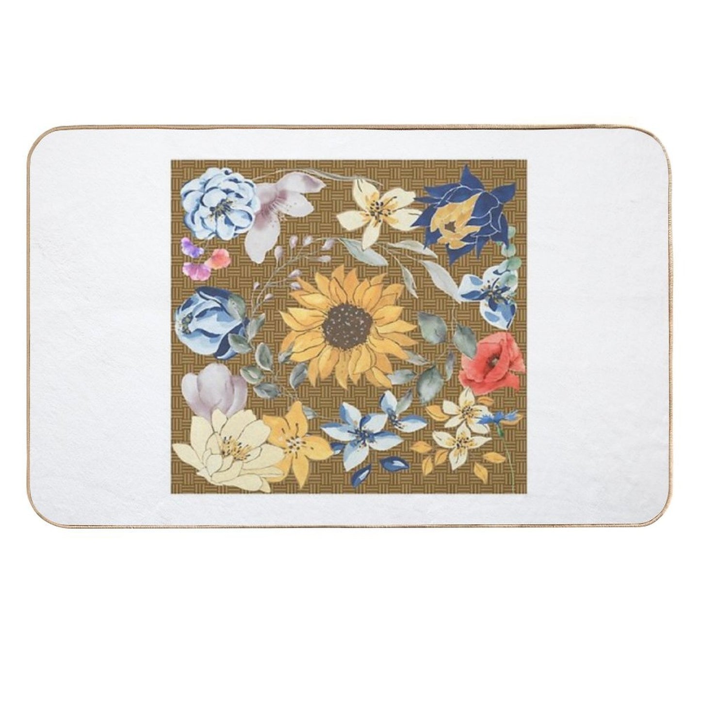 Vintage Floral Dreams  Dirt-Trapping Bath Mat
