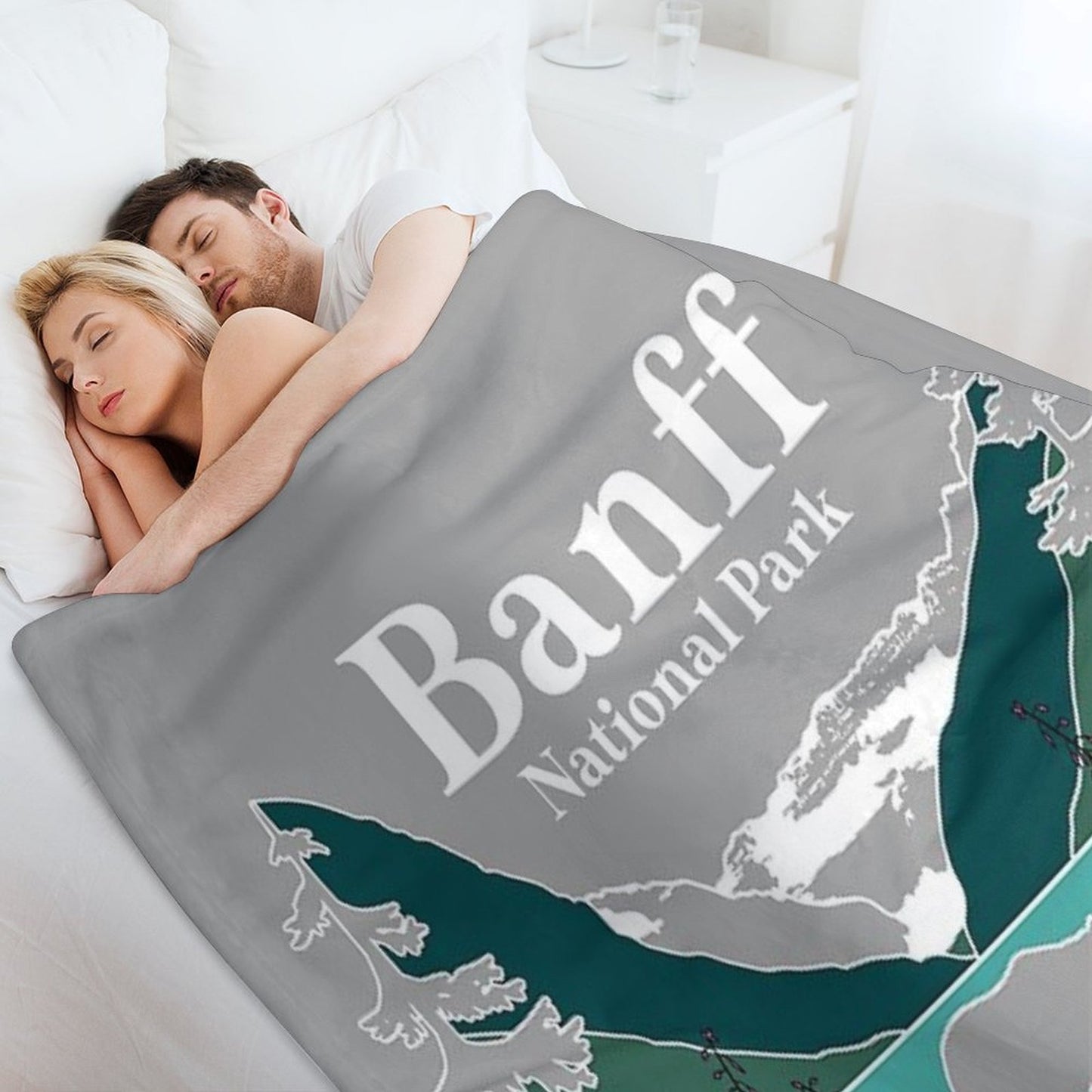 Banff National Park Premium Throw Blanket