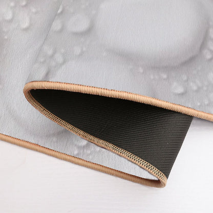 White Water Drops  Non-Slip Bath Mat