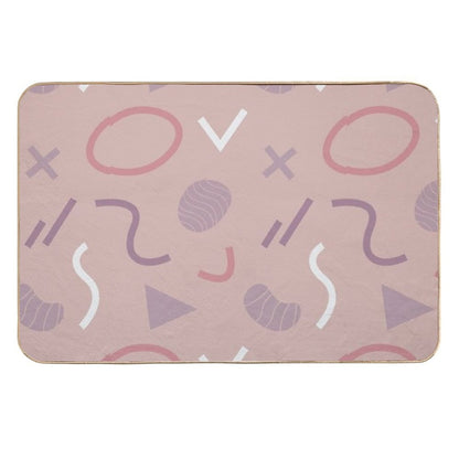 Abstract Design  Non-Slip Bath Mat