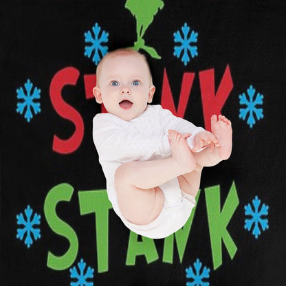 Stink Stank Stunk Plush Throw Blanket