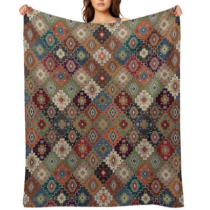 Anatolian Carpets - 2 Anti-pilling Throw Blanket