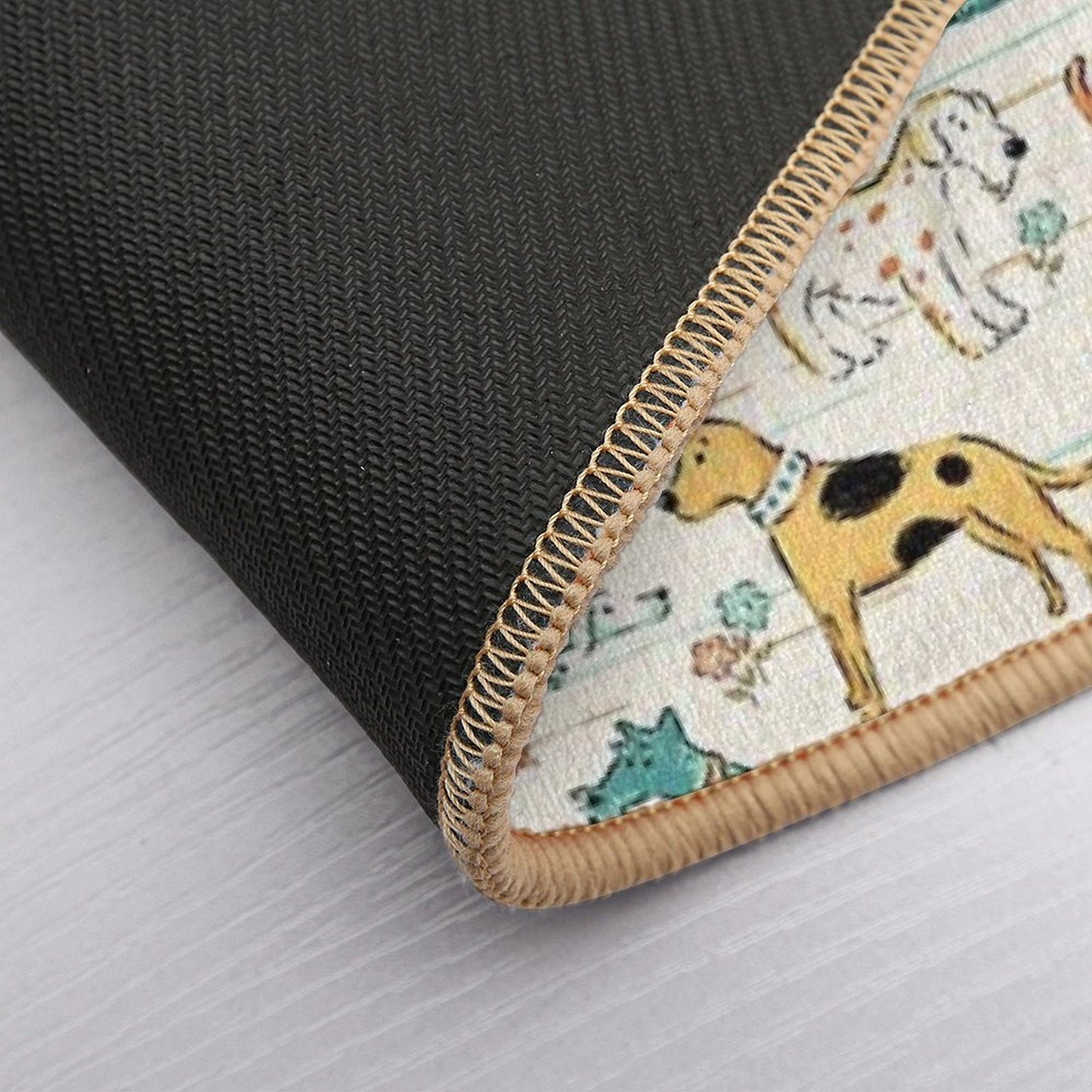 Dogs Dogs Dogs  Odorless Bath Mat