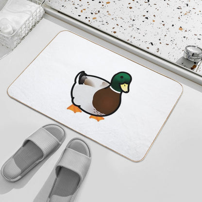 Chubby Mallard Duck  Non-Slip Bath Mat