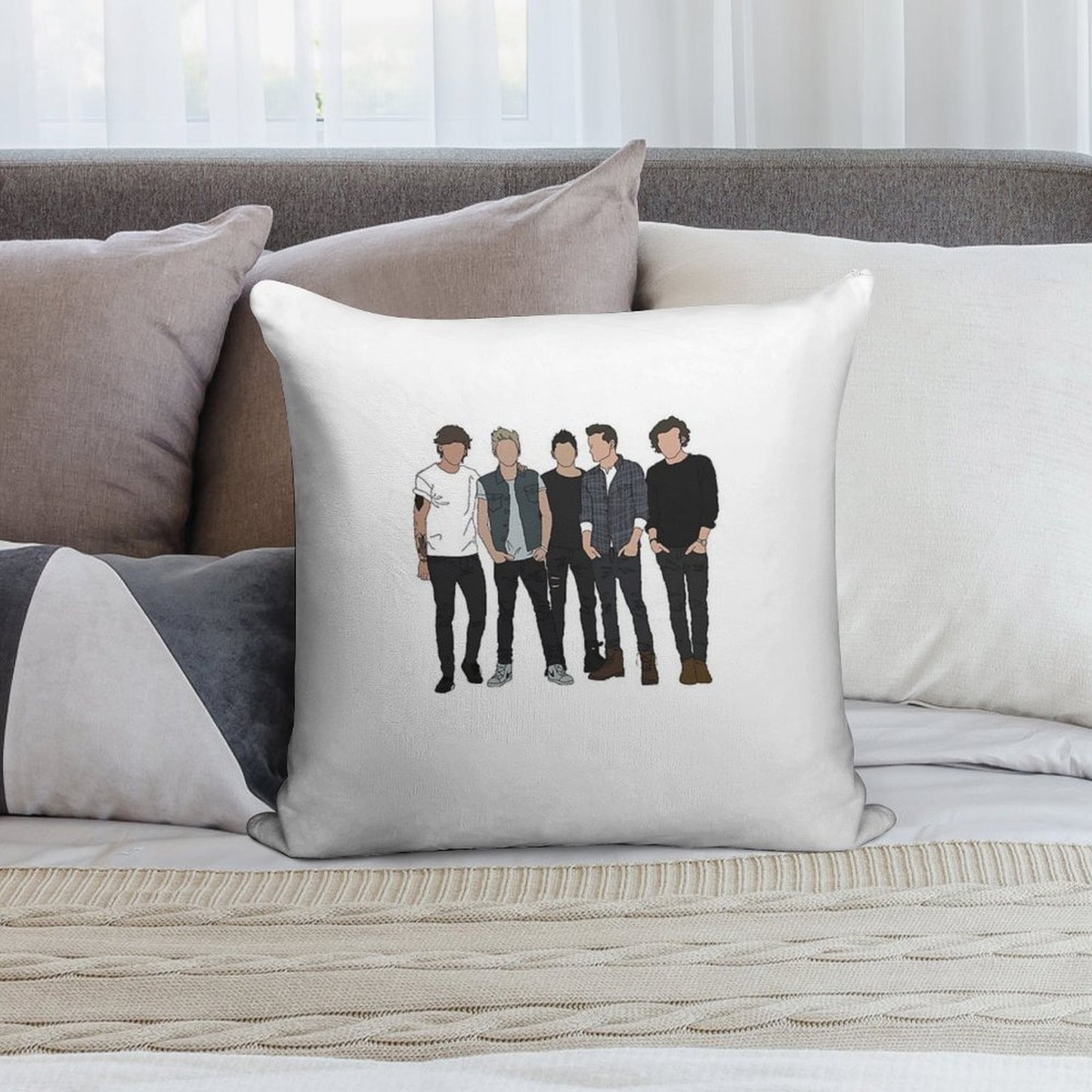 ONE DIRECTION Soft Gift Ready Throw Pillow