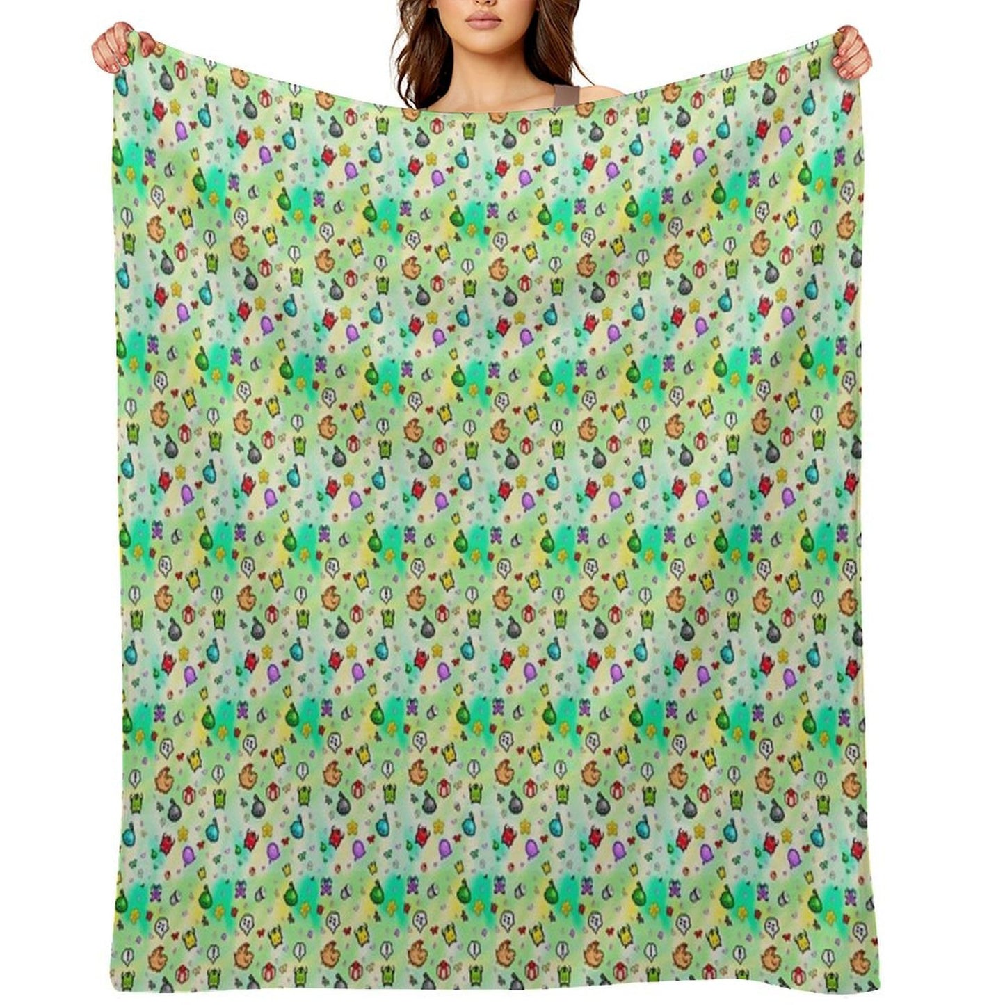 Stardew Infinite Pattern Anti-pilling Throw Blanket