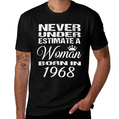 50th Birthday for Women Born in 1968  Quick-drying T-Shirt