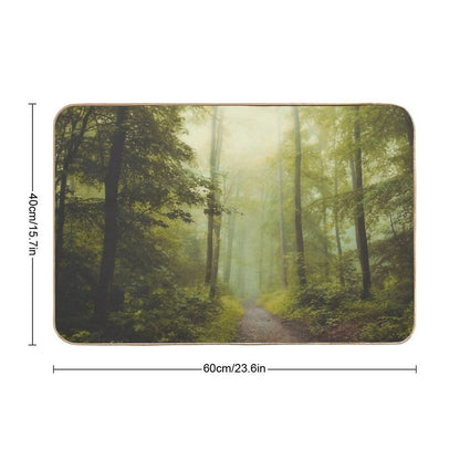 Long Forest Walk  Odorless Bath Mat
