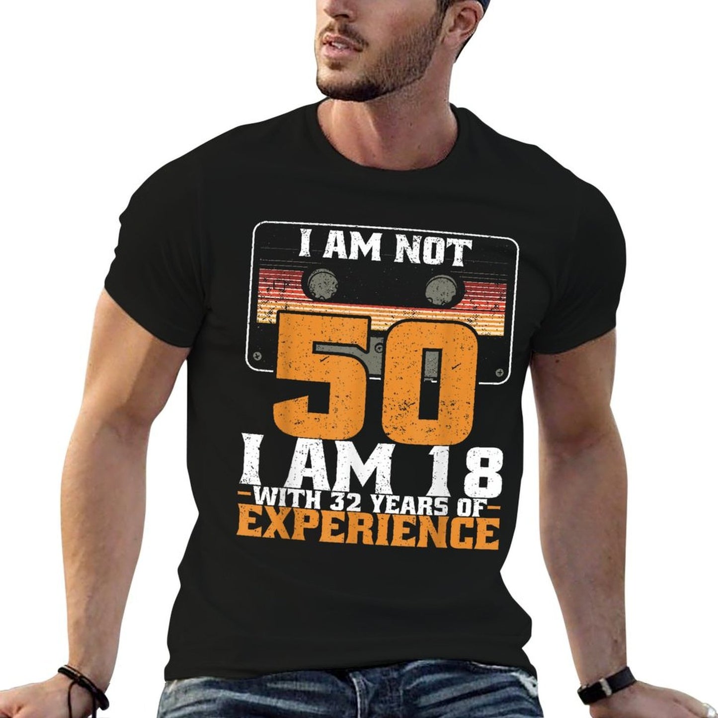 I'm Not 50 I'm 18 With 32 Years Experience 50th Birthday  Moisture-wicking T-Shirt