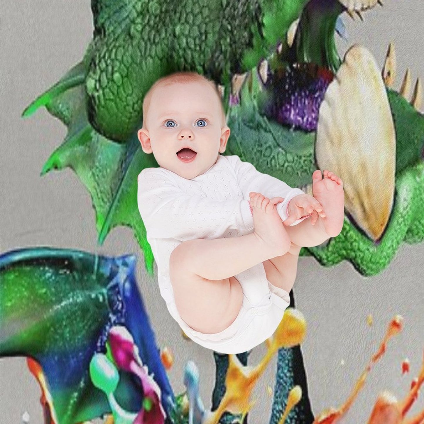 Dragon Artist Eco-conscious Throw Blanket