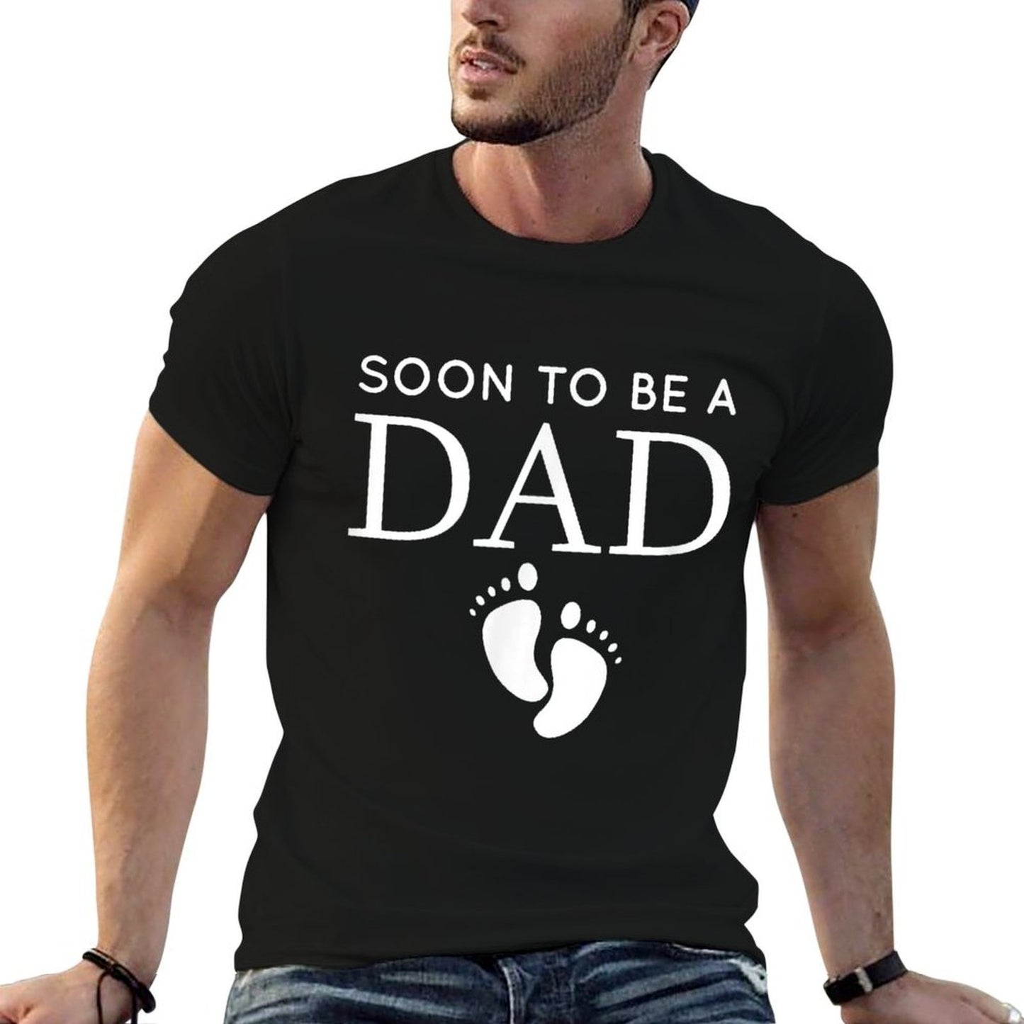 Soon To Be A Dad Unique Father for Would Be Daddy  Slim-fit Cut T-Shirt