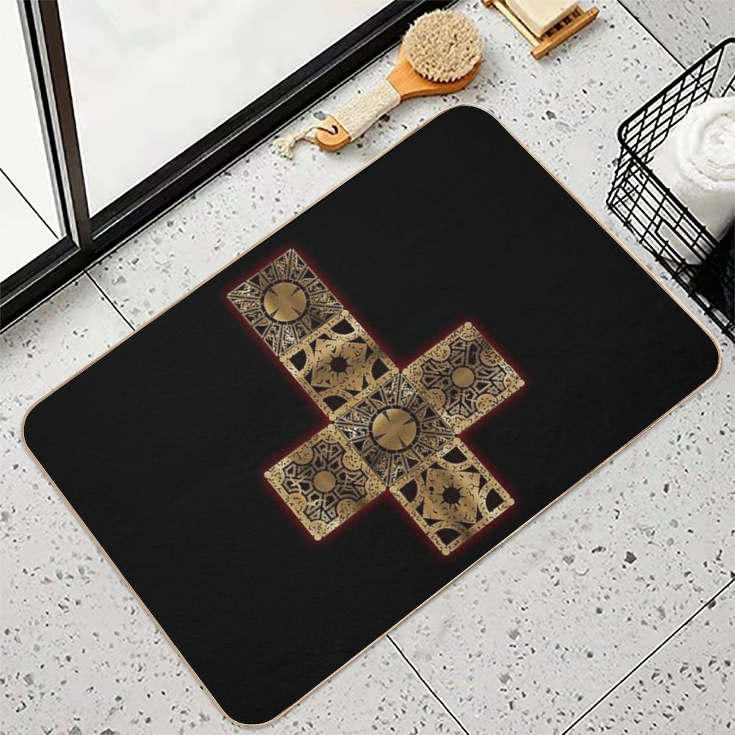 Lament Configuration Cross  Rapid-Drying Bath Mat