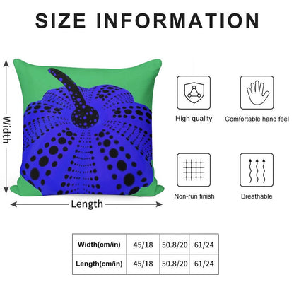 Polka Dot Pumpkin Soft High-Density Material Throw Pillow