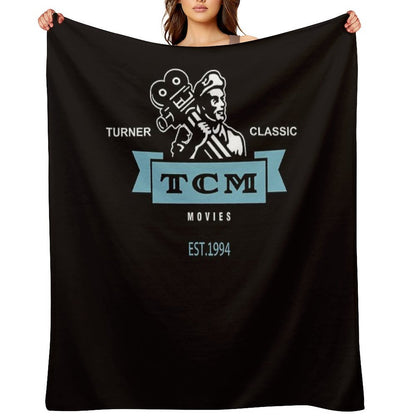Retro Vintage Turner Classic Movies Durable Throw Blanket