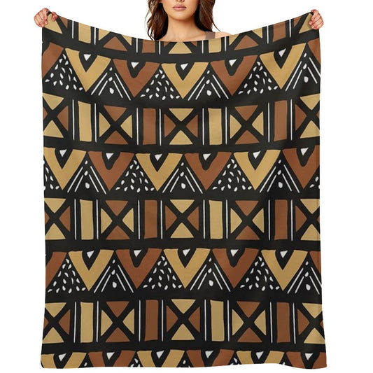 Mud Cloth Mali Compact Throw Blanket