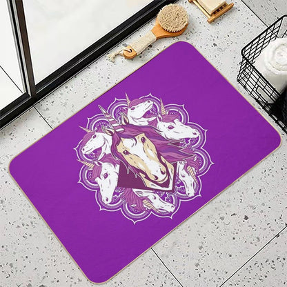 Unicorn Mandala Durable Bath Mat