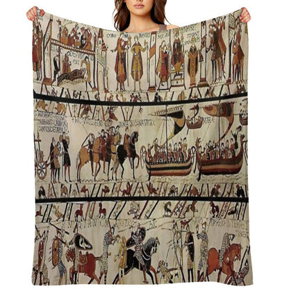Tapisserie Bayeux - The Bayeux Tapestry Quick-dry Throw Blanket